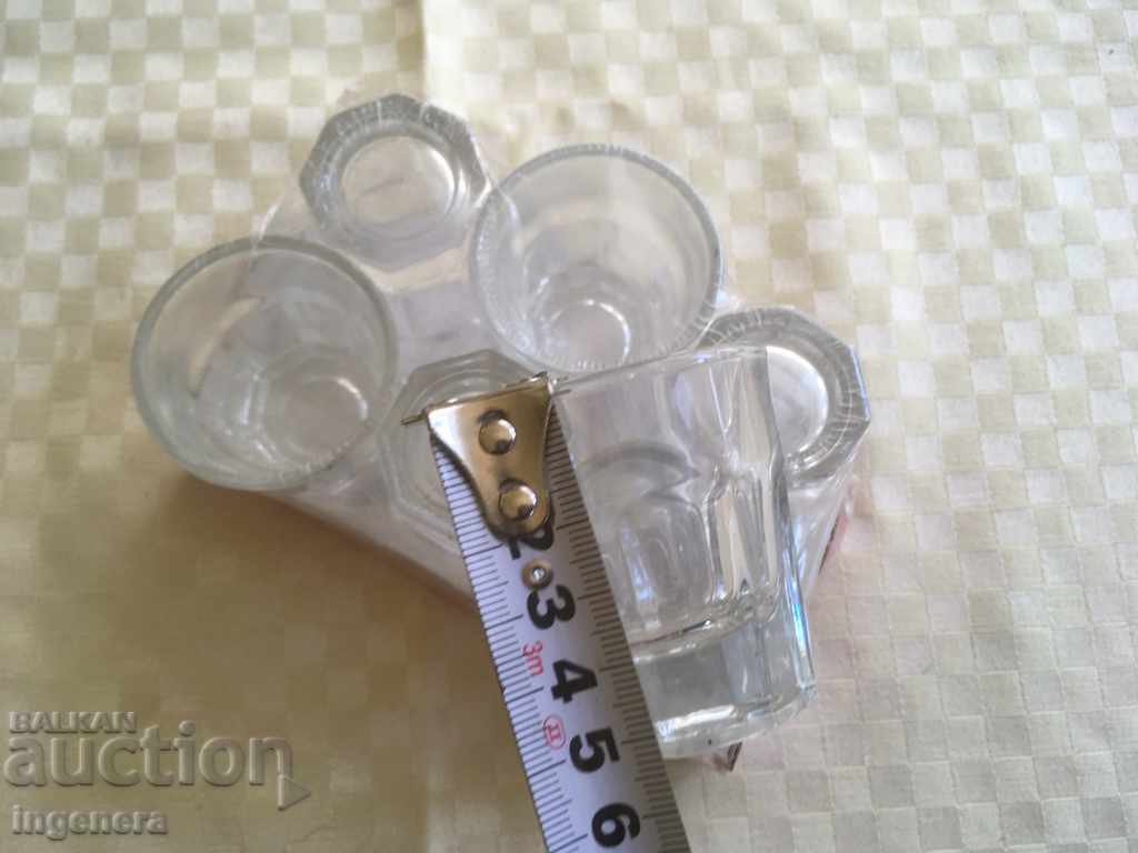 GLASS GLASSES GLASS FOR BRANDY THICK GLASS-6 PCS with price 4.50 BGN | € 2.30 GLASS GLASSES GLASS FOR BRANDY THICK GLASS-6 PCS with price 4.50 BGN | € 2.30