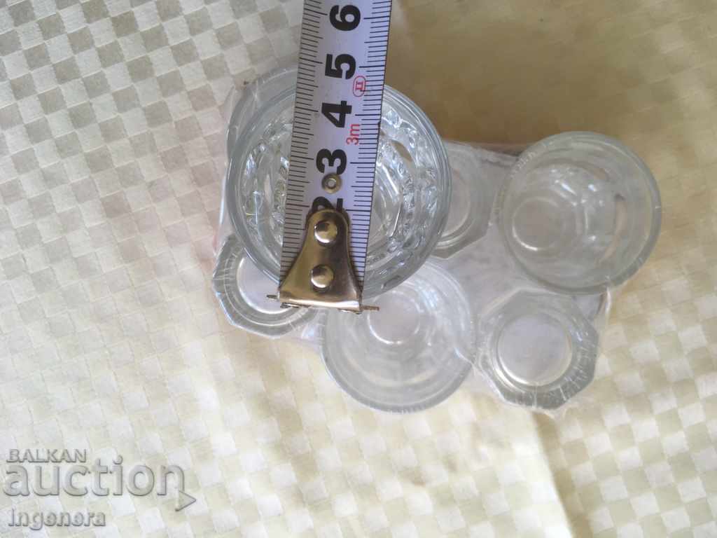 Auction GLASS GLASSES GLASS FOR BRANDY THICK GLASS-6 PCS Auction GLASS GLASSES GLASS FOR BRANDY THICK GLASS-6 PCS