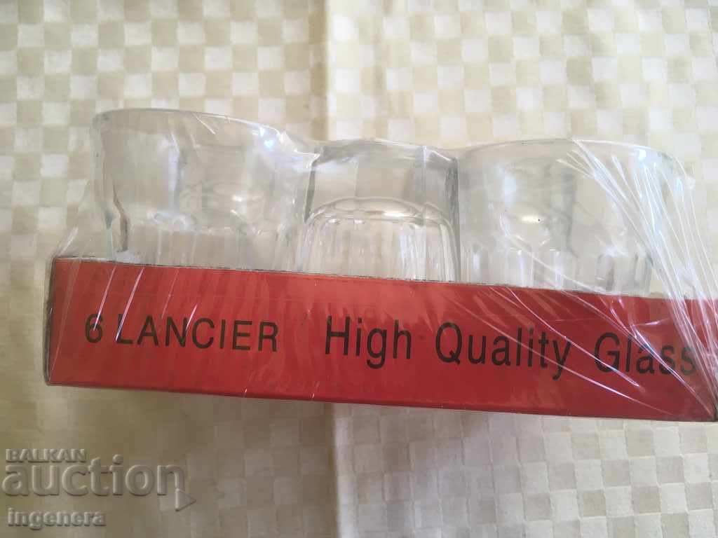 GLASS GLASSES GLASS FOR BRANDY THICK GLASS-6 PCS - 5 GLASS GLASSES GLASS FOR BRANDY THICK GLASS-6 PCS - 5