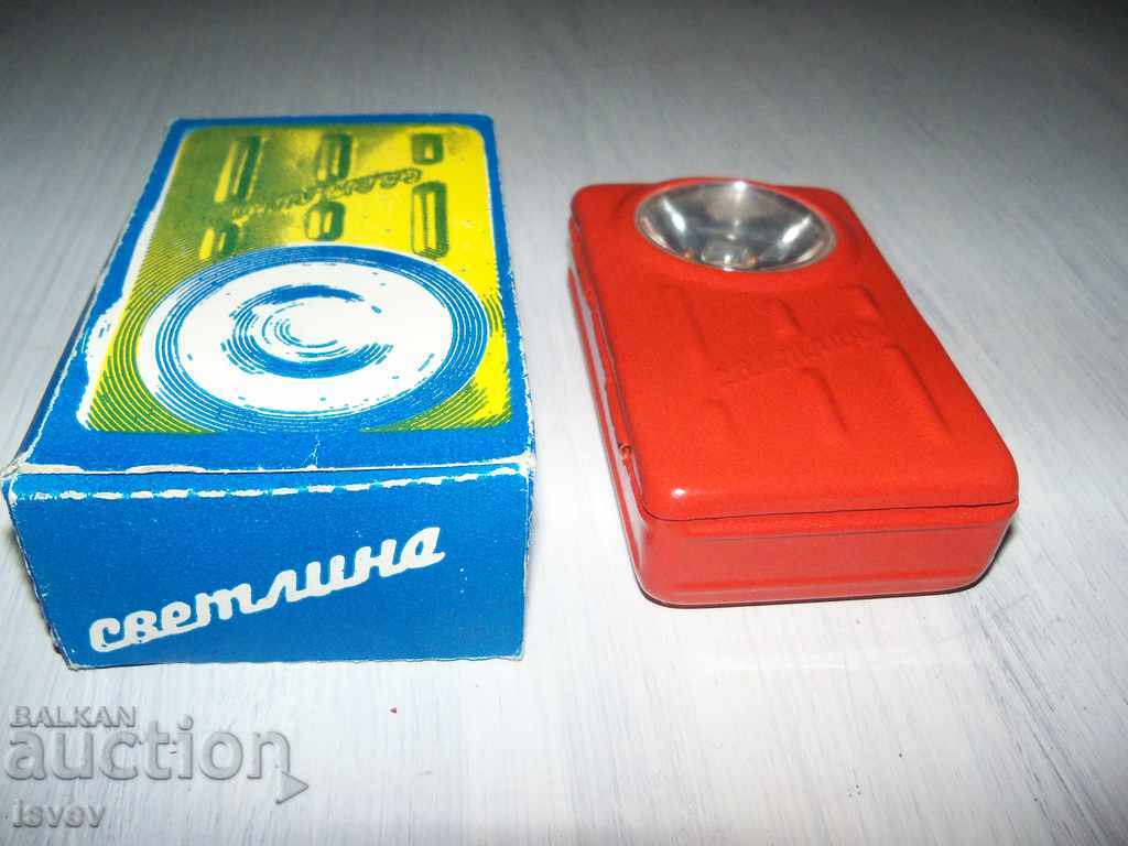 Soc flashlight with original box and instructions for use 1985 - 7 Soc flashlight with original box and instructions for use 1985 - 7