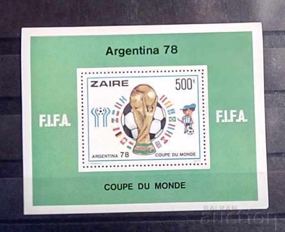Zaire 1978 Sport / Football Block 20 € MNH