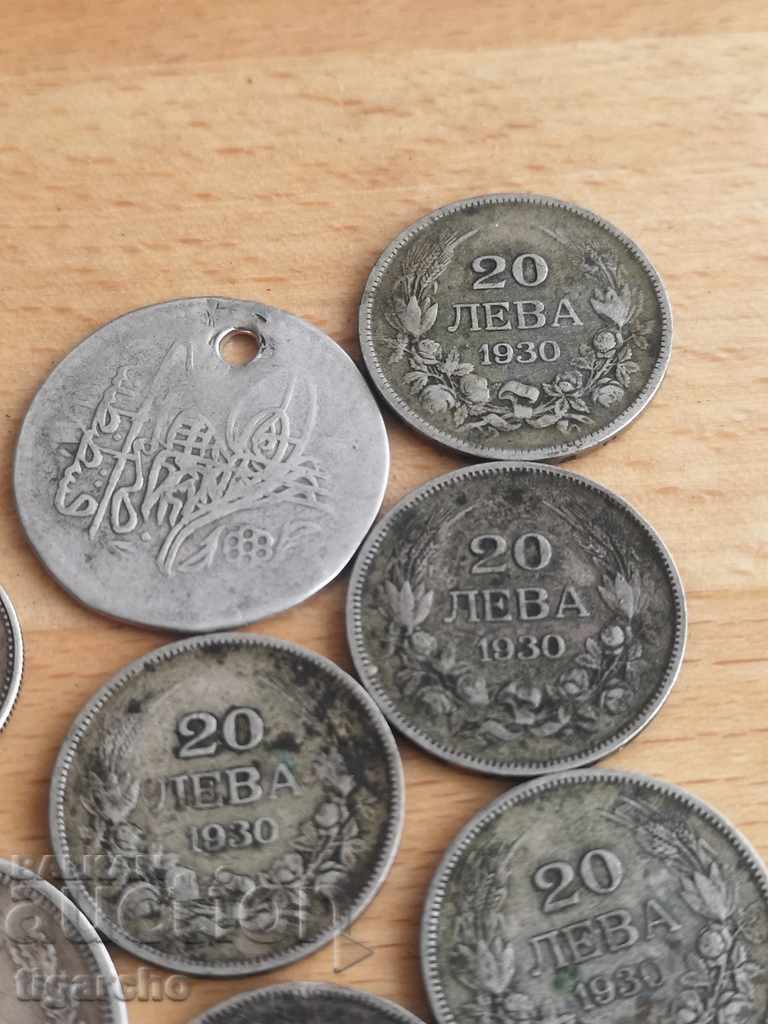 Auction Old silver coins Auction Old silver coins