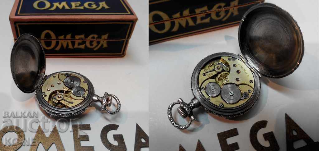 Pocket watch OMEGA OMEGA silver - 7 Pocket watch OMEGA OMEGA silver - 7
