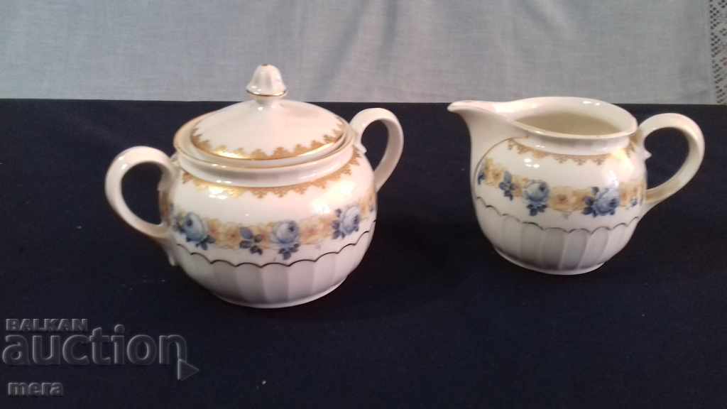 Porcelain pot and jug-Bavaria
