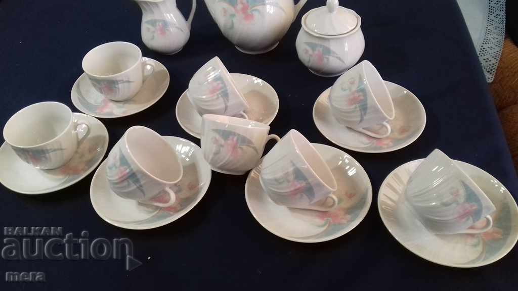 Porcelain tea or coffee set - fine porcelain with price 80.00 BGN | € 40.90 Porcelain tea or coffee set - fine porcelain with price 80.00 BGN | € 40.90