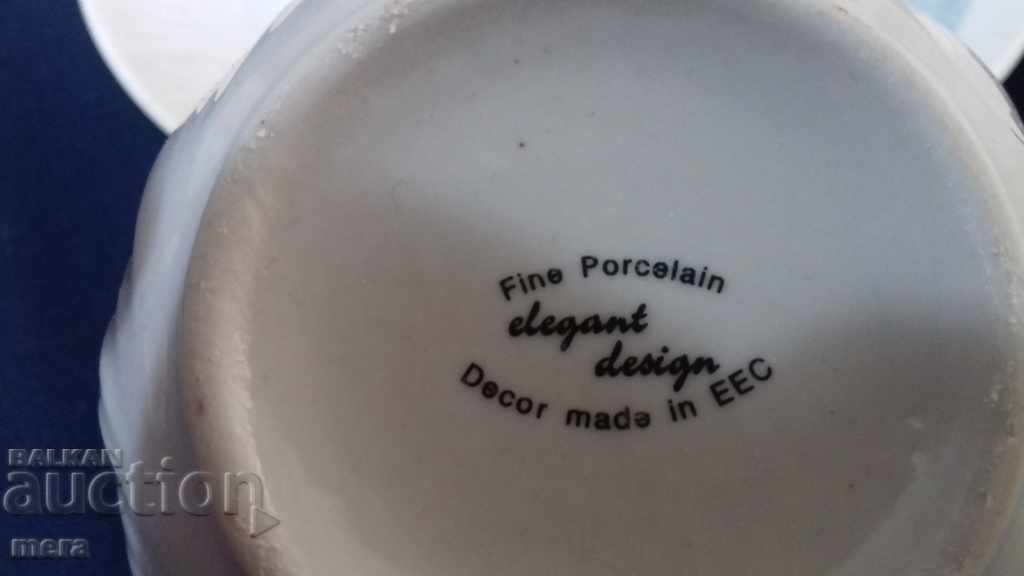 Porcelain tea or coffee set - fine porcelain - 7 Porcelain tea or coffee set - fine porcelain - 7