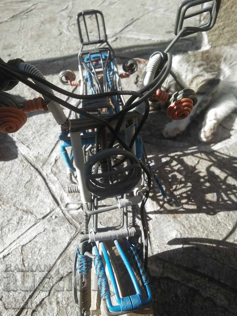 Harley Davidson. Bicicletă mare realizată manual - 6 Harley Davidson. Bicicletă mare realizată manual - 6