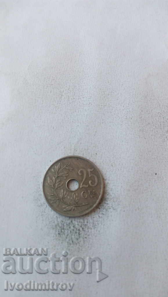 Belgia 25 centimes 1913 ROYAUME DE BELGIQUE