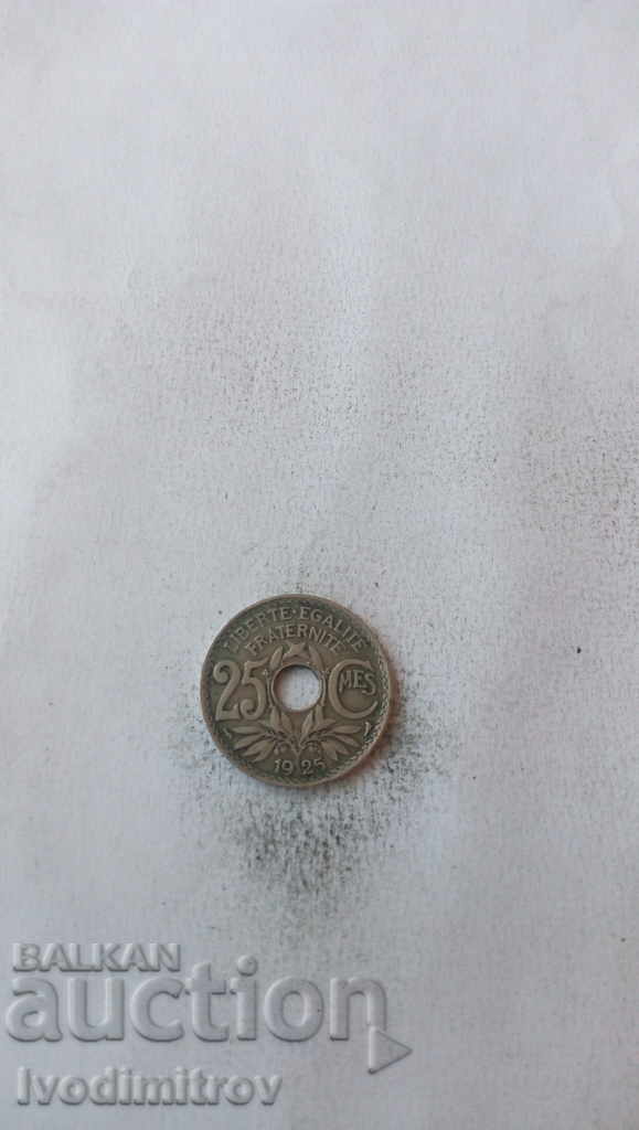France 25 centimes 1925