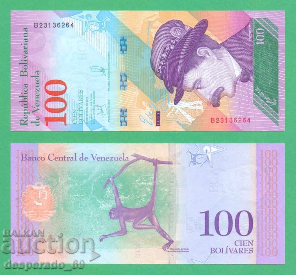 (¯`'•.¸ ΒΕΝΕΖΟΥΕΛΑ 100 Μπολίβαρες 2018 UNC ¸.•'´¯)