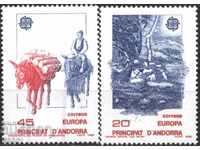 Чисти марки Европа СЕПТ  1988 от Андора