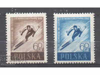 1957. Полша. 12-то мемориално ски спускане.