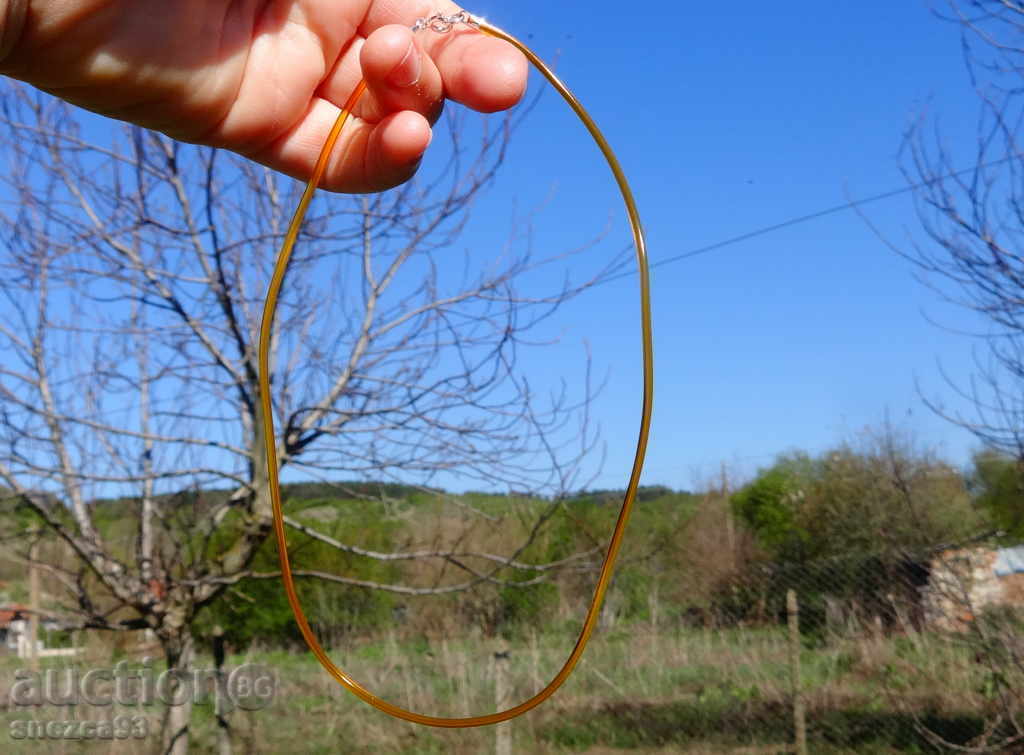 Сребърно колие от силикон. с цена 4.50 лв. | € 2.30 Сребърно колие от силикон. с цена 4.50 лв. | € 2.30