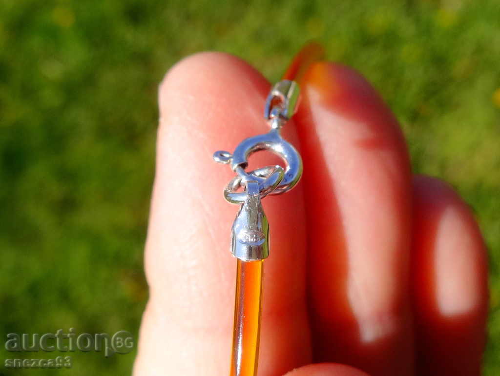 Аукцион Сребърно колие от силикон. Аукцион Сребърно колие от силикон.