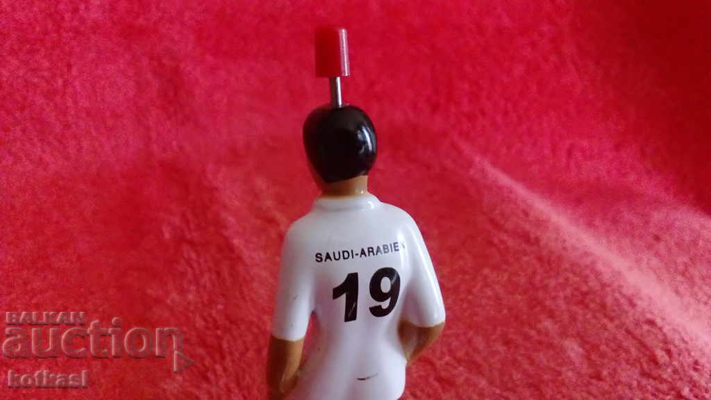 Auction Metal sports figure of a football player Saudi Arabia Auction Metal sports figure of a football player Saudi Arabia
