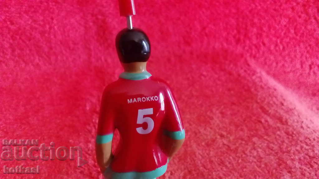 Δημοπρασία Μεταλλική αθλητική φιγούρα ποδοσφαιριστή Μαρόκο Δημοπρασία Μεταλλική αθλητική φιγούρα ποδοσφαιριστή Μαρόκο
