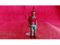 Metal sports figure of a football player Morocco