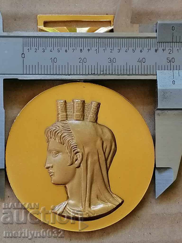 Медал за Спортна гимнастика 1969 год ГОЛЯМ позлата - 6 Медал за Спортна гимнастика 1969 год ГОЛЯМ позлата - 6