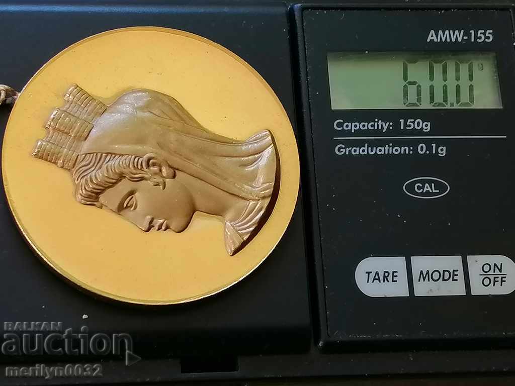 Медал за Спортна гимнастика 1969 год ГОЛЯМ позлата - 7 Медал за Спортна гимнастика 1969 год ГОЛЯМ позлата - 7