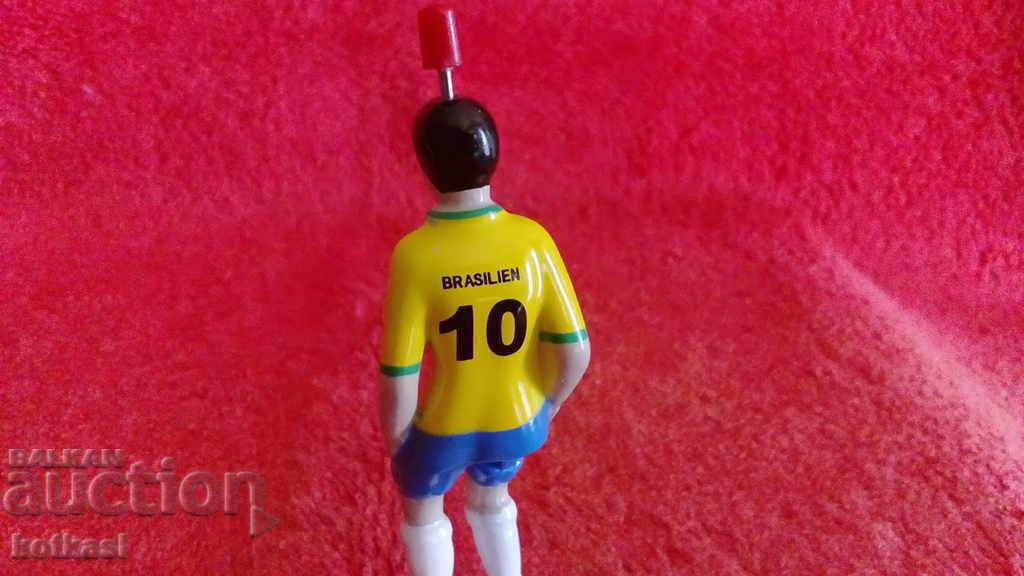 Brazil football player metal sports figure - 5