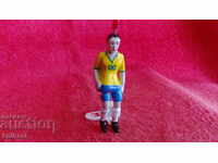 Figurină sportivă din metal jucător de fotbal din Brazilia