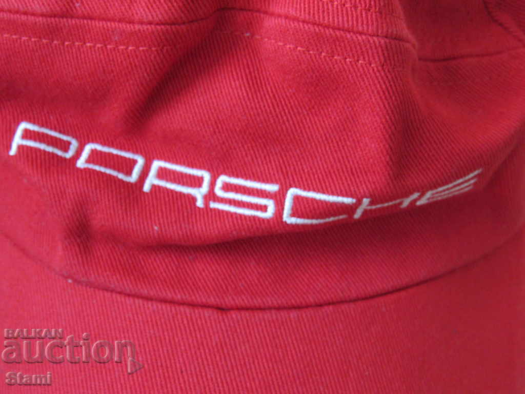 Baseball cap with Porsche visor, red with price 12.50 BGN | € 6.39