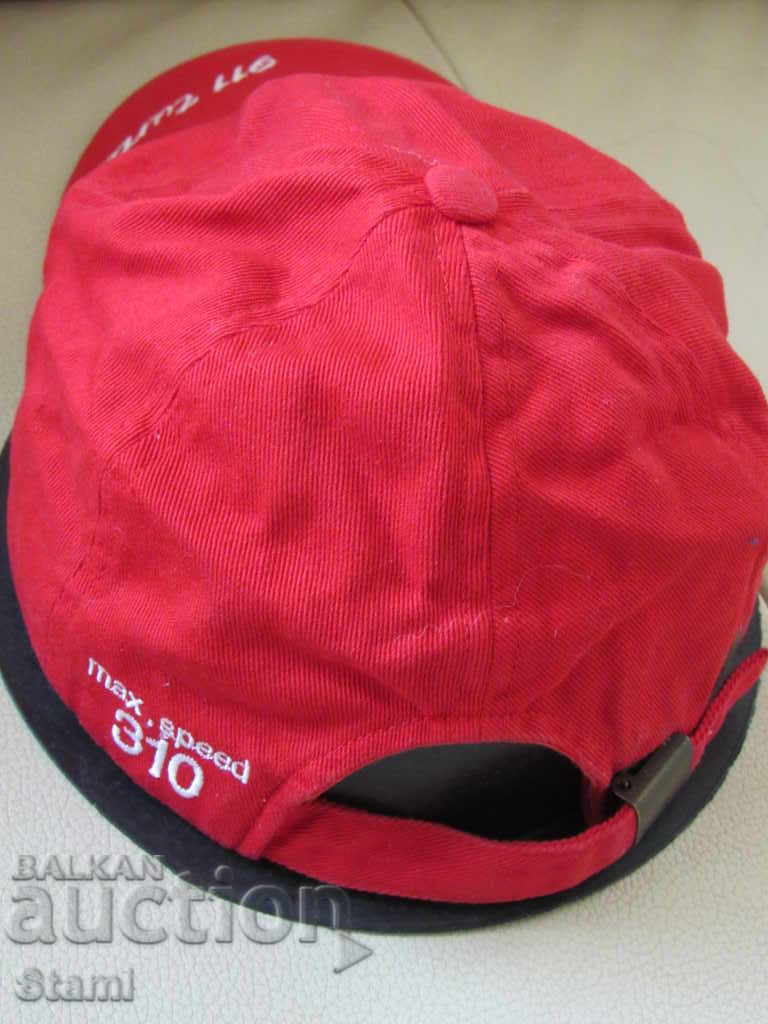 Delivery of Baseball cap with Porsche visor, red