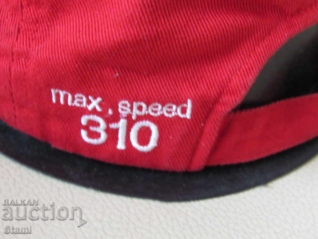 Baseball cap with Porsche visor, red - 5