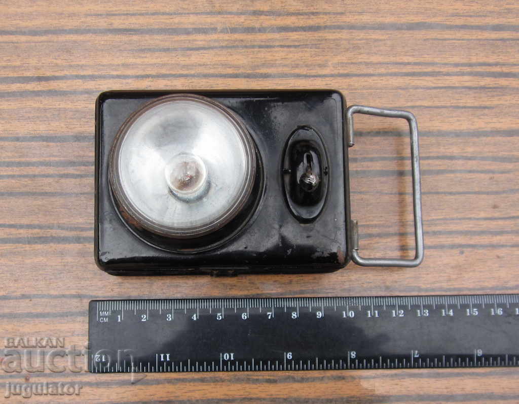 WWII German soldier's flashlight HAWE lantern - 7