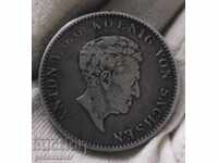 Талер Германия Саксония 1832г S, Сребро Тираж- 13,000 RARE!