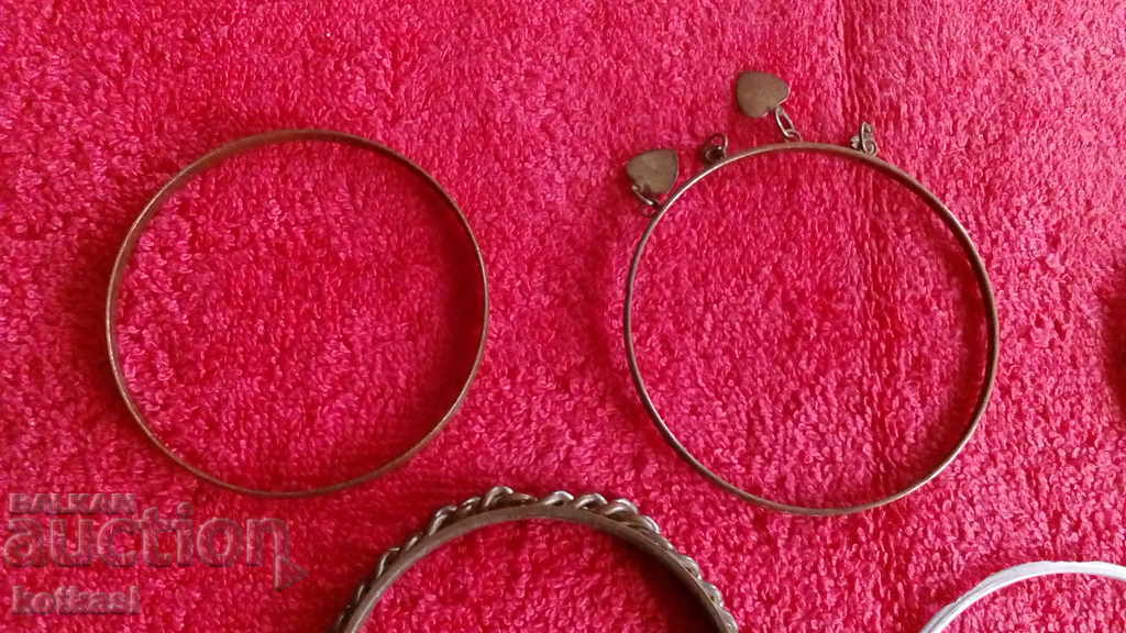 Lot 5 old metal bracelets with price 5.50 BGN | € 2.81 Lot 5 old metal bracelets with price 5.50 BGN | € 2.81