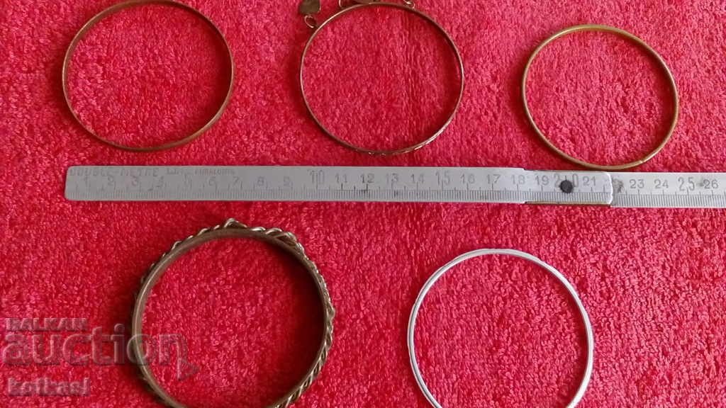 Lot 5 old metal bracelets - 5 Lot 5 old metal bracelets - 5