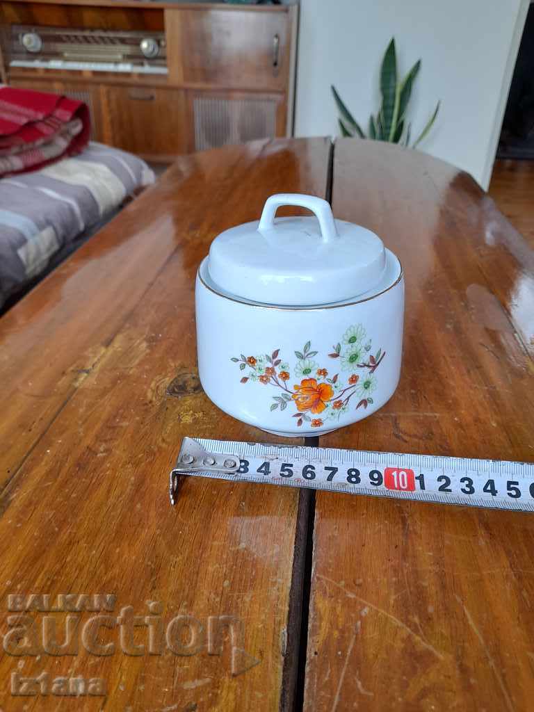 Old porcelain sugar bowl - 6 Old porcelain sugar bowl - 6