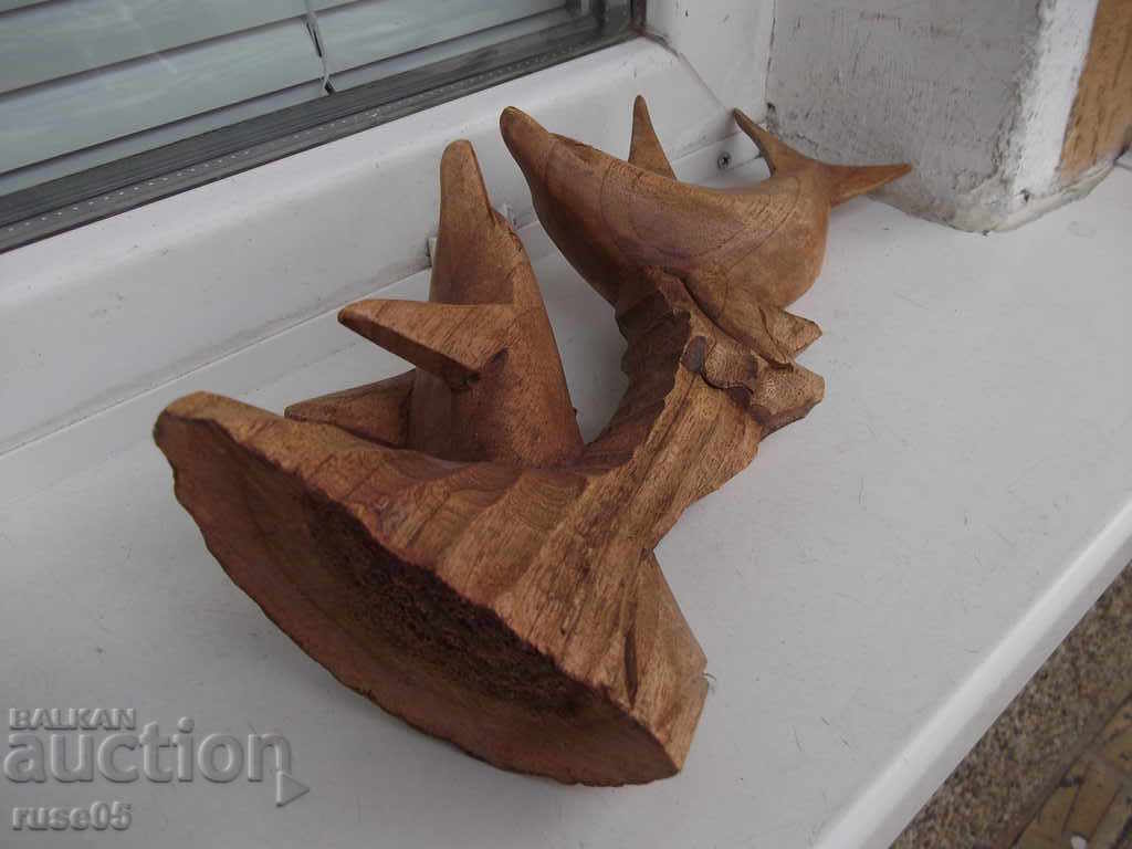 Figure "Pair of dolphins" wooden - 7 Figure "Pair of dolphins" wooden - 7