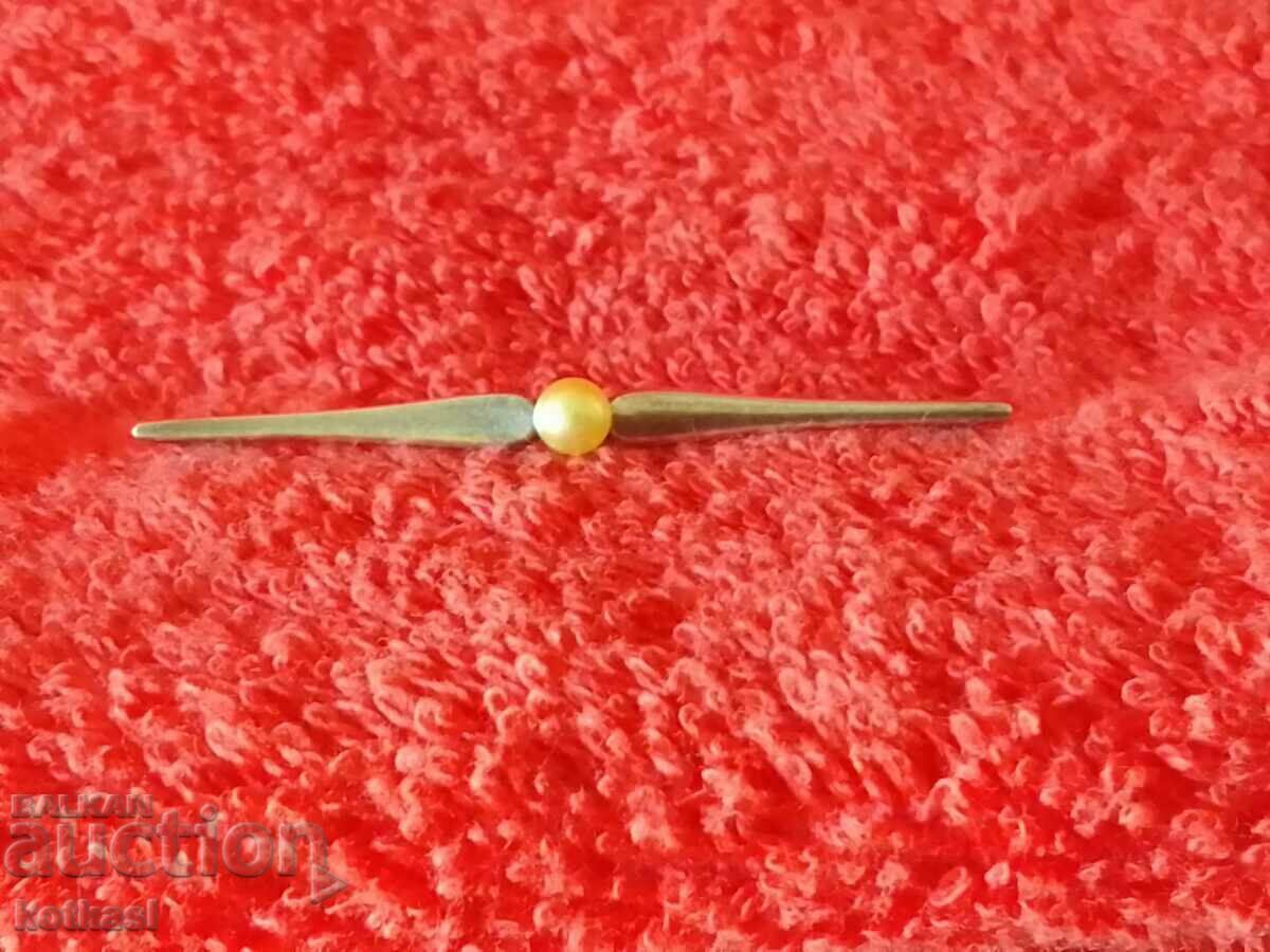 Delivery of Old silver brooch semi-precious stone pearl mark Delivery of Old silver brooch semi-precious stone pearl mark