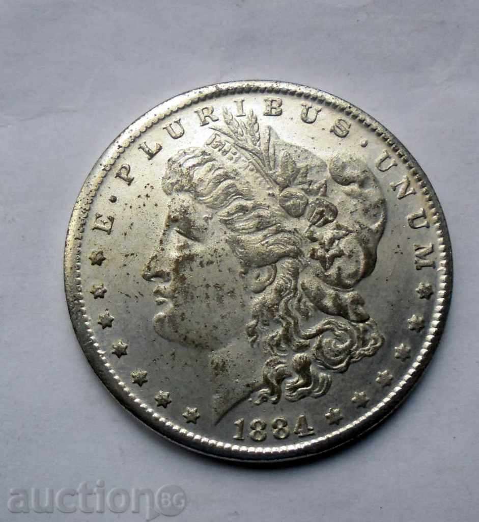 Un $ de 1 ------ în dolari SUA-1884 G.- PERFECT Replica