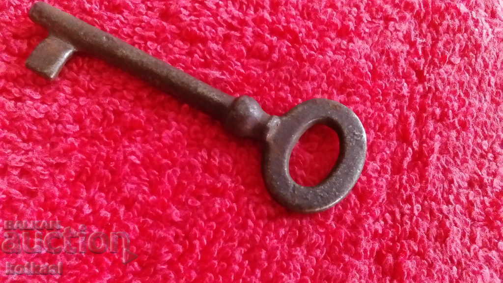 An old small iron key - 7 An old small iron key - 7