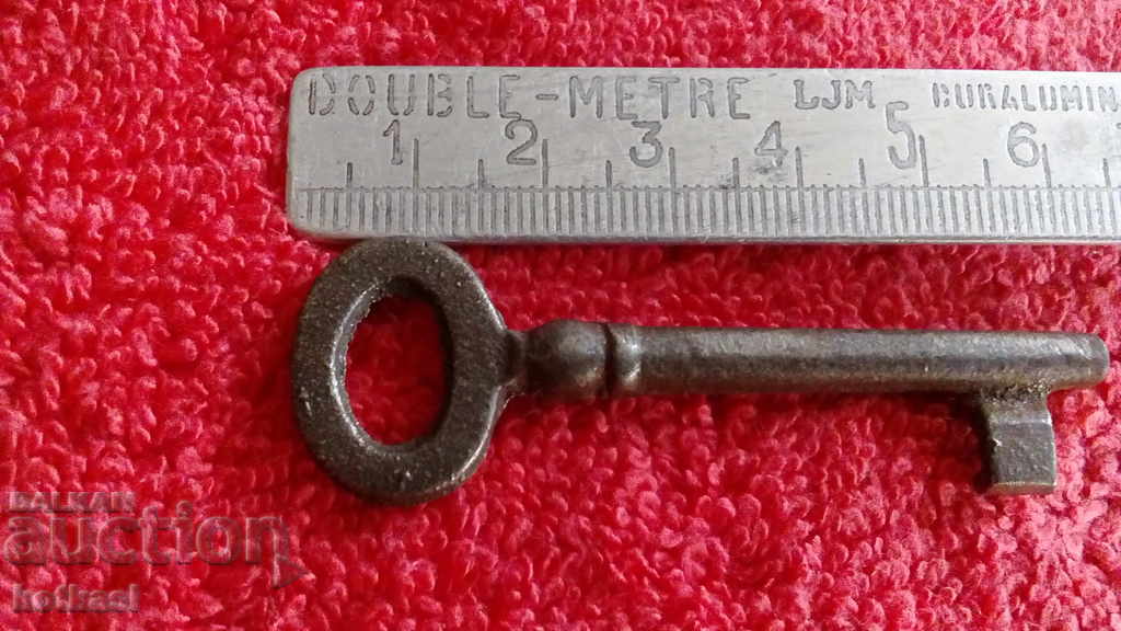 An old small iron key with price 3.50 BGN | € 1.79