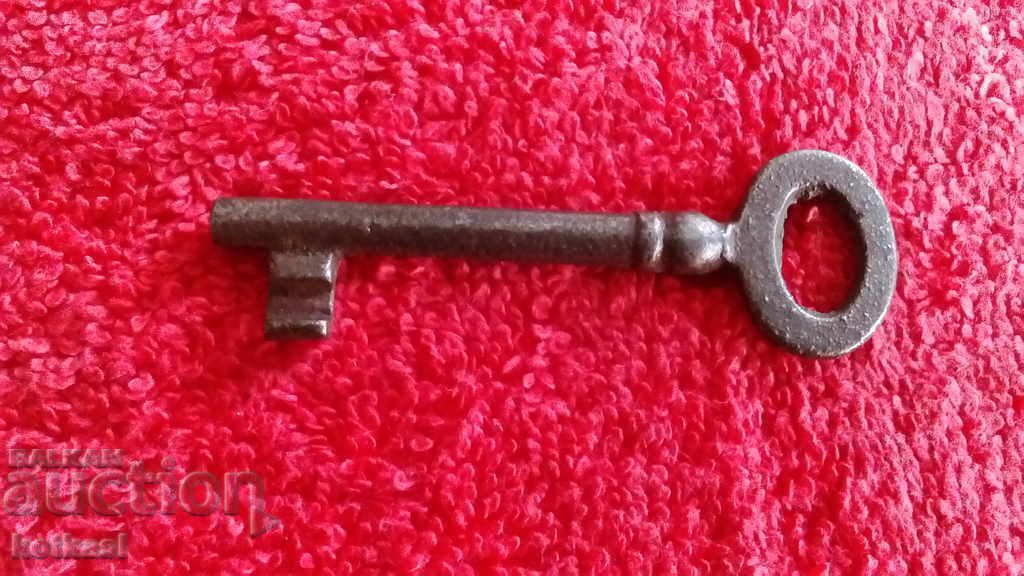 An old small iron key - 5