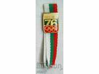 Badge Bulgaria Sports Olympic Games Montreal 1976