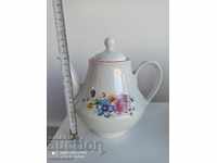 Porcelain teapot marked