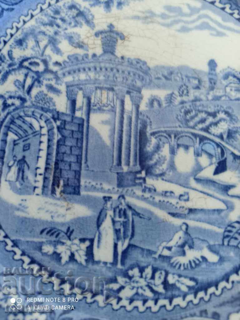 Auction Old porcelain plate Auction Old porcelain plate