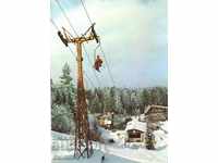 Old postcard - Borovets, chair lift