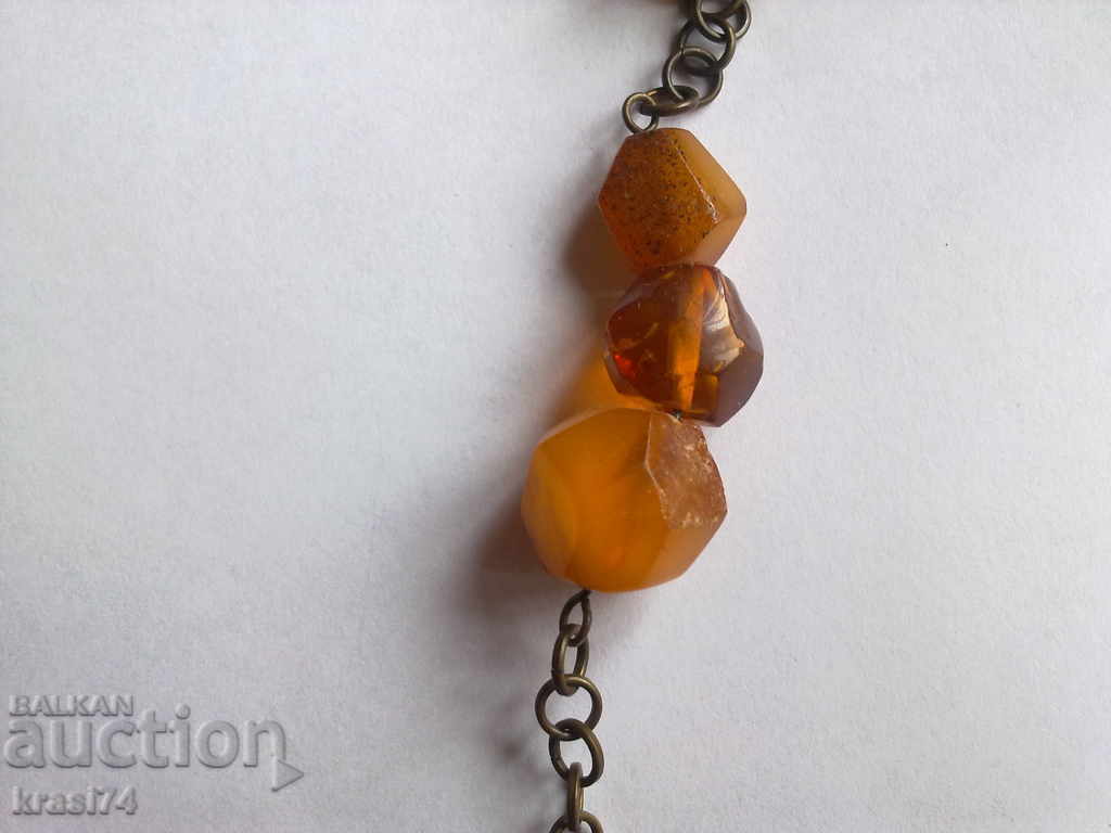 Amber necklace with price 45.00 BGN | € 23.01 Amber necklace with price 45.00 BGN | € 23.01
