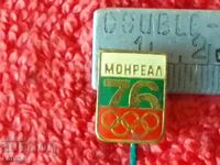 Veche insignă sportivă socială ace de bronz Jocurile Olimpice de la Montreal 1976