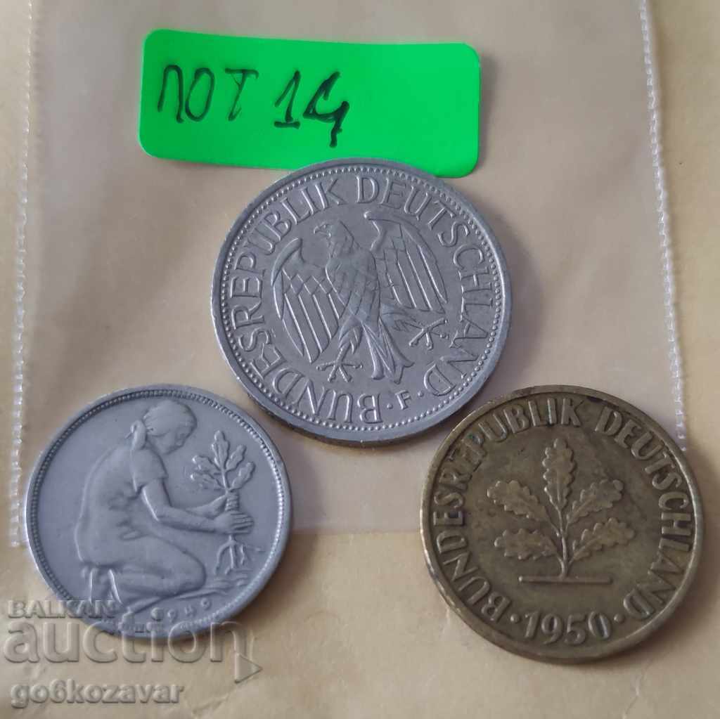 Παρτίδα νομισμάτων Γερμανία. με τιμή 3.40 BGN | € 1.74 Παρτίδα νομισμάτων Γερμανία. με τιμή 3.40 BGN | € 1.74