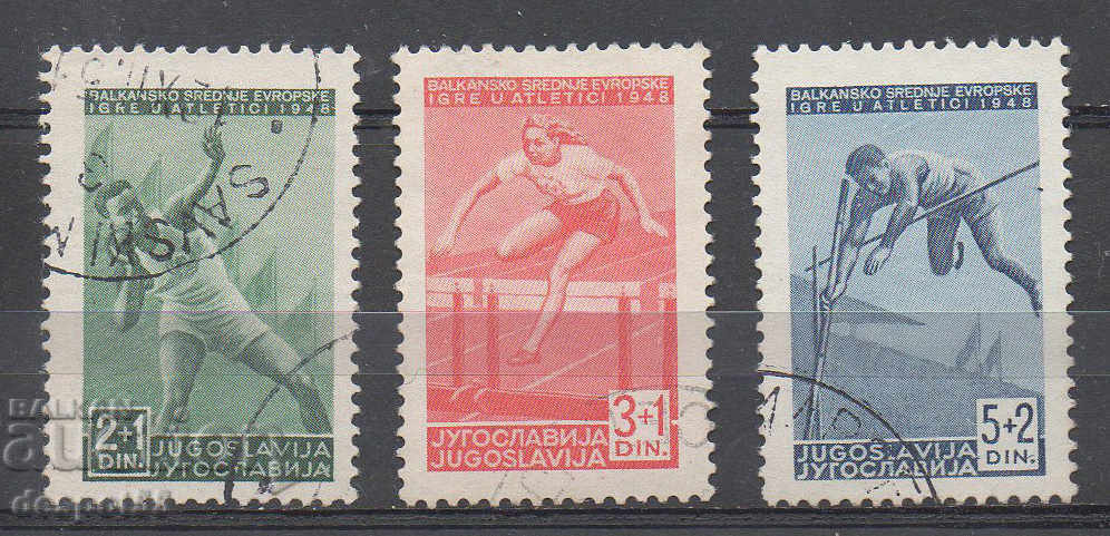 1948. Iugoslavia. Sport - Jocuri balcanice.