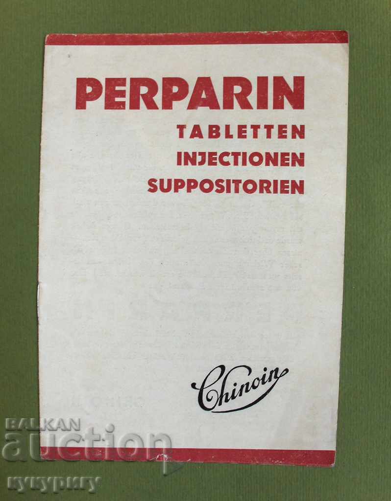 Стара аптекарска реклама фармация брошура Германия n3