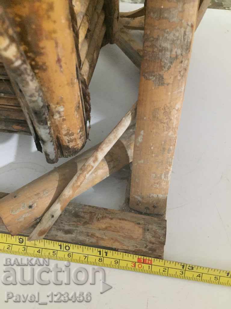 Delivery of old decorative bamboo swing