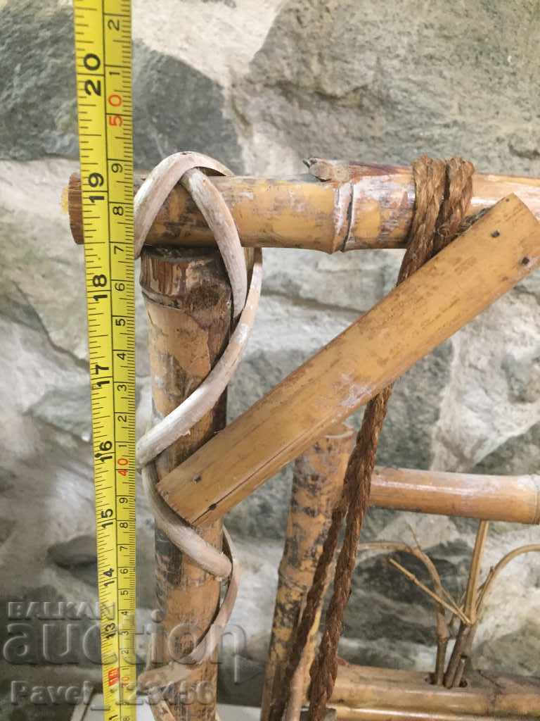 old decorative bamboo swing - 7